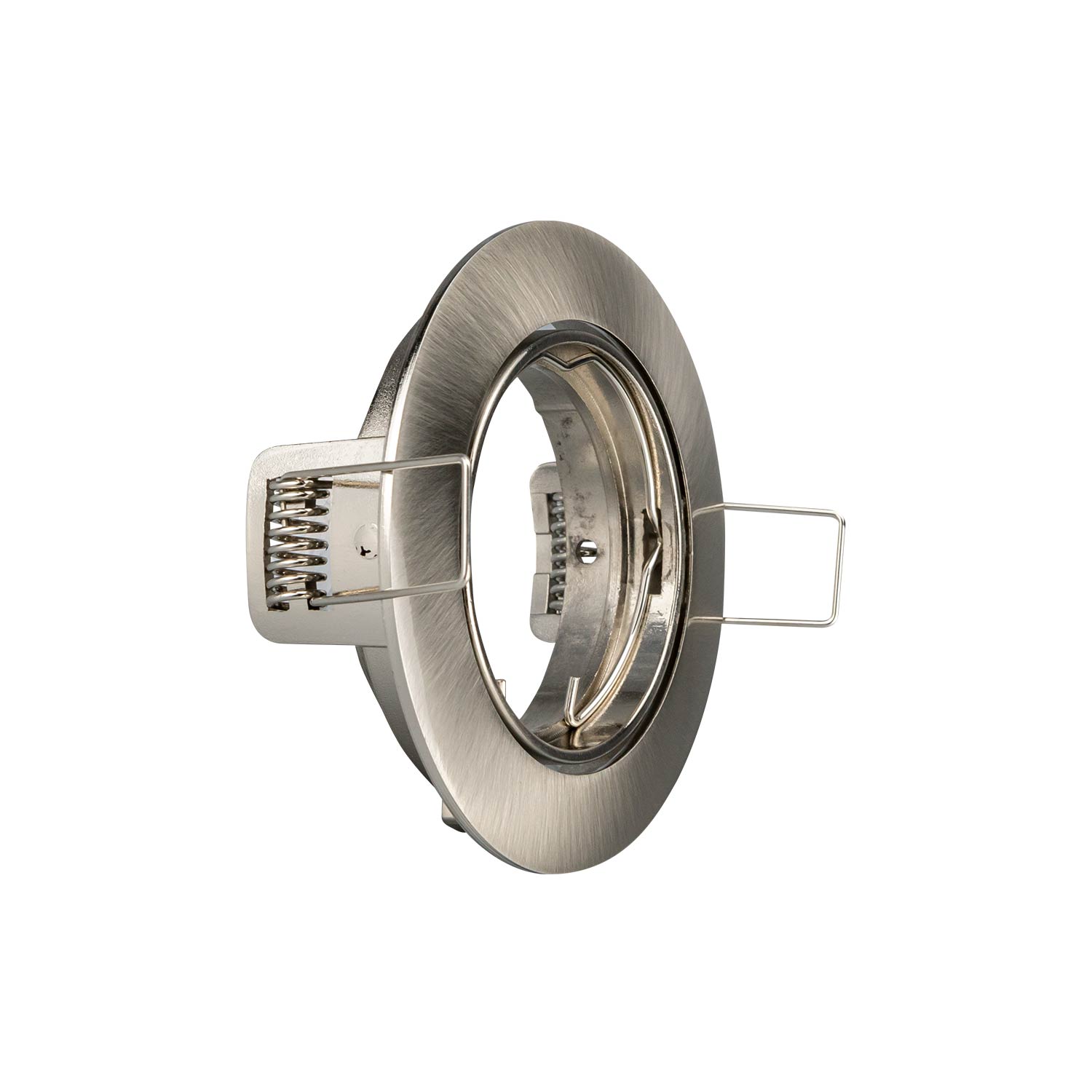 Aro redondo orientable PRIME para bombilla LED GU10 niquel