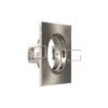 Aro cuadrado orientable PRIME para bombilla LED GU10 niquel