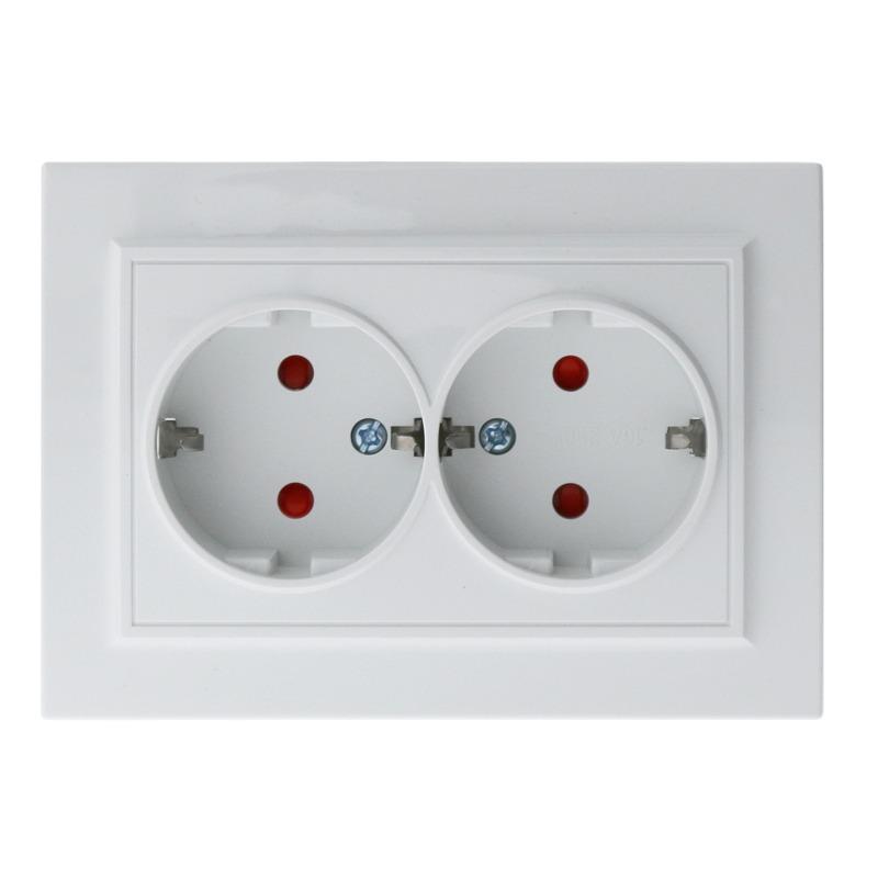 Enchufe Doble Schuko Ep