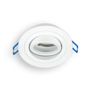 Aro redondo orientable PRIME para bombilla LED GU10 blanco