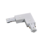 Conector L de Carril Monofasico con Tierra-Accesorio