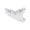 Conector T Electrificado Carril Trifásico Blanco