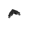 Conector L Electrificado Carril Trifásico Negro