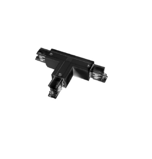 Conector T Electrificado Carril Trifásico Negro
