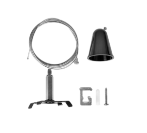 Accesorio de Suspensión para Carril Negro