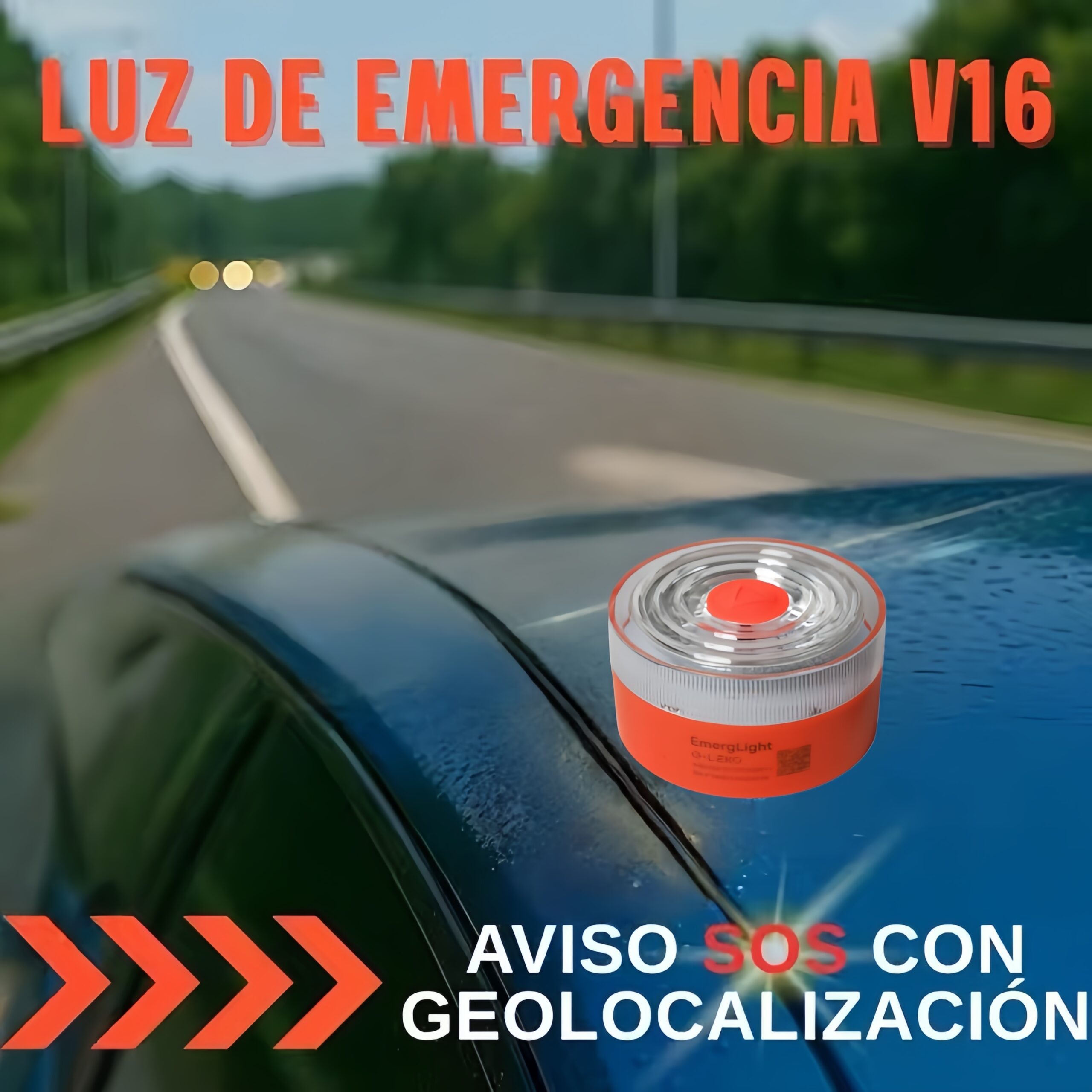 V16 LUZ EMERGENCIA