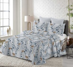 colcha estampado primavera verano Eucalipto