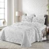 colcha estampado primavera verano Imperial White Reversible