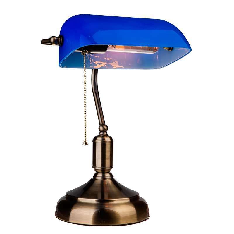 Lámpara de Mesa Vintage Azul