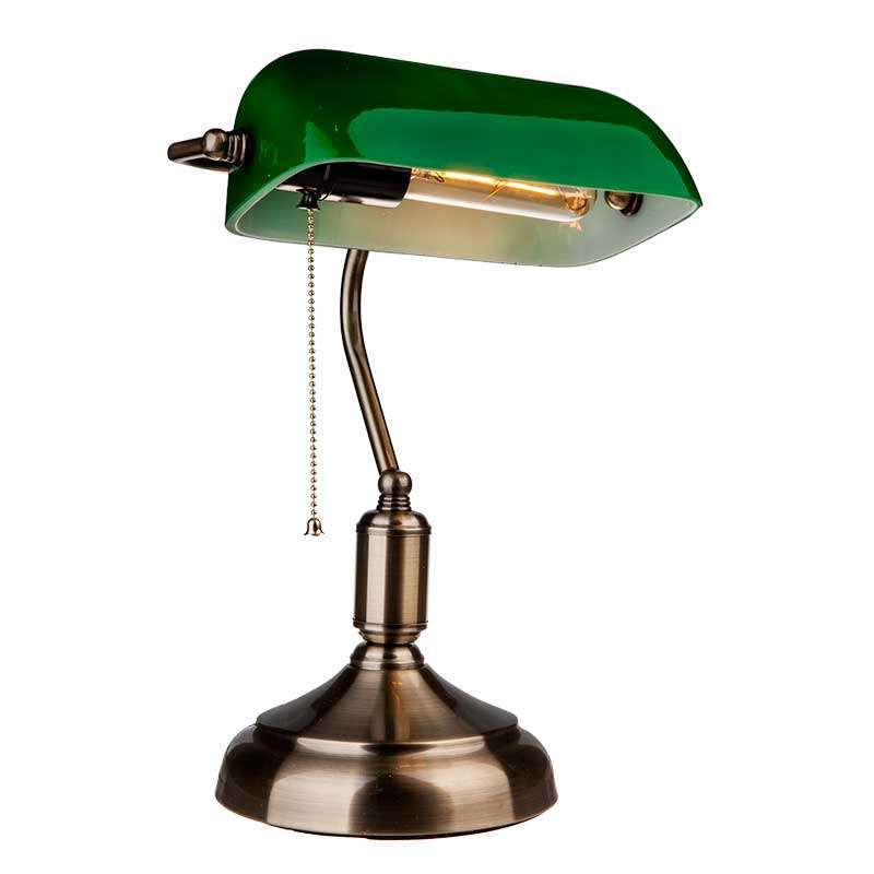 Lámpara de Mesa Vintage Verde