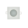 Downlight Led Cuadrado Empotrable 5W 65x65mm 230V IP65 Blanco