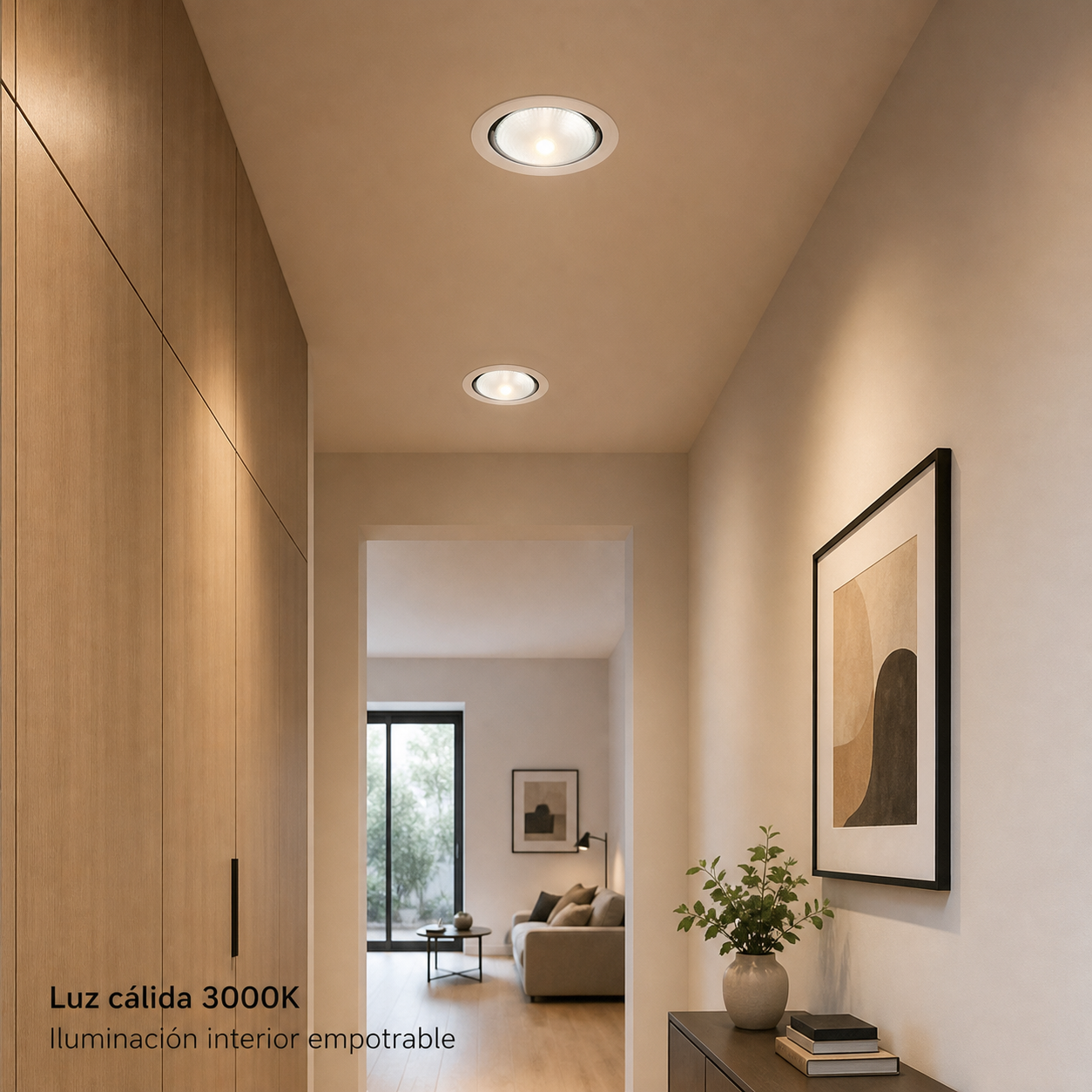 downlight led empotrable 30w 3000k 2600lm s3s guli corte200 (1)
