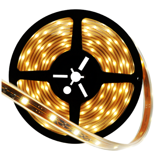Tira Led 12V DC RGB+CÁLIDO 24W 60 LED/m Rollo 5m IP20 Pancy SMD3528