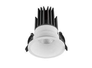 Mini Downlight LED 12W Ø75 COB IP33 Elite 2700K Blanco y Negro