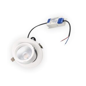 Downlight Led Empotrable 20W Orientable Ø115 IP20 Aluminio