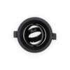 Portalámparas GU10 Empotrable Orientable Ø90 Negro
