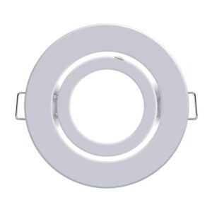 Aro Basculante Redondo Blanco Serie Eco Para Gu10/mr16