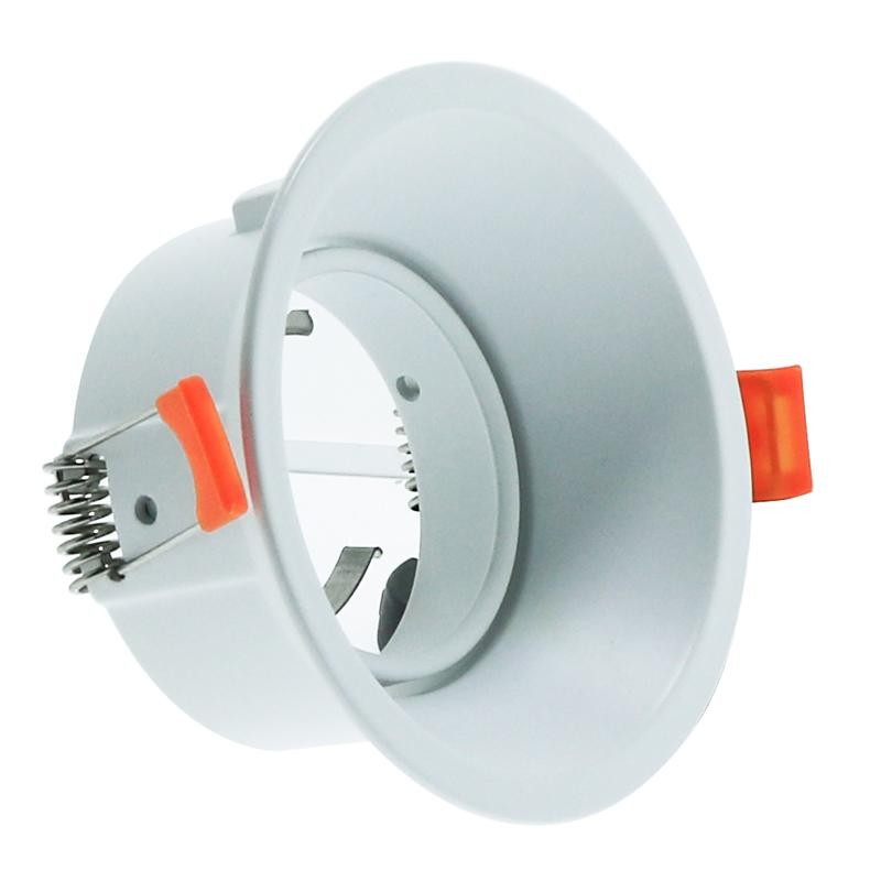 Aro Basculante Redondo Blanco Serie Evo Para Gu10/mr16 Aro Basculante Redondo Blanco Serie Evo Para Gu10/mr16