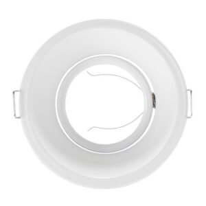 Aro Basculante Circular 90º Blanco Para Gu10/mr16