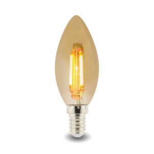 Bombilla Led Filamento E14 C35 4W ámbar