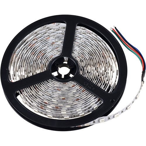 Tira Led 12V DC 24W 60 LED/m Rollo 5m IP65 Pancy SMD3528 ROJO