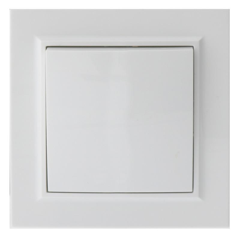 Interruptor Simple Blanco 84*84*40mm