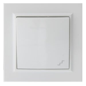 Interruptor Conmutado Blanco 84*84*40mm