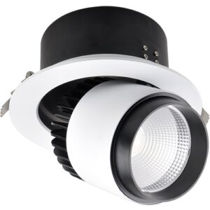 Downlight Led Empotrable 32W Orientable Ø165 IP40 Carisma Aluminio