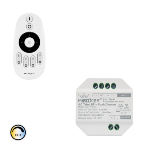 Regulador LED TRIAC + Mando RF 4 Zonas MiBoxer