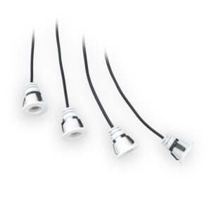 Mini spot cuadruple LED empotrable SIGN M-4 OSRAM blanco